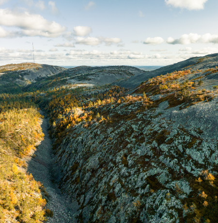 Autumn in Pyhä Ski Resort, Lapland