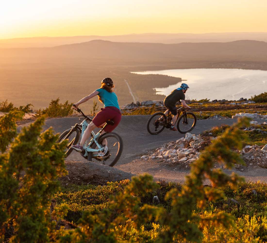 Image of Pyhä&#039;s dh mtb route Pyha Flow in Lapland